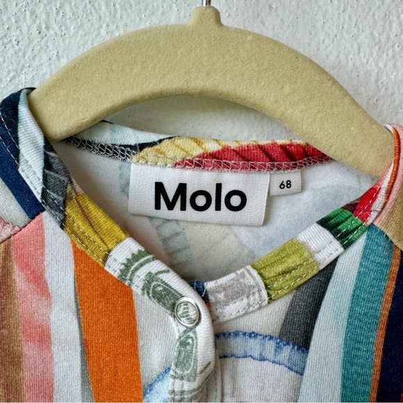 Molo Faris Rosettes Romper Size 6m 6 Month - Picture 3 of 7